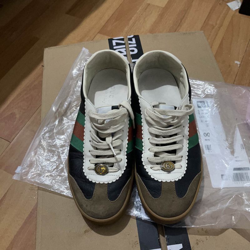 Gucci Gucci G74 Color-Block Casual Sneakers Size US 9.5 / EU 42-43 - 2 Thumbnail