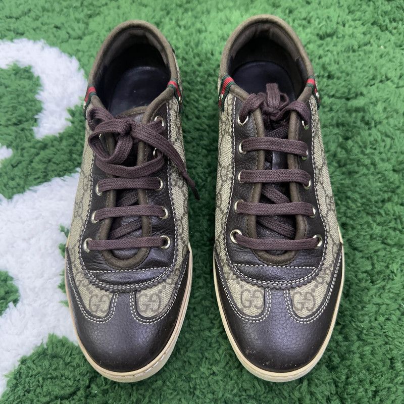 Gucci Gucci Stylish Brown Sneakers for Everyday Wear Size US 6.5 / EU 39-40 - 2 Thumbnail