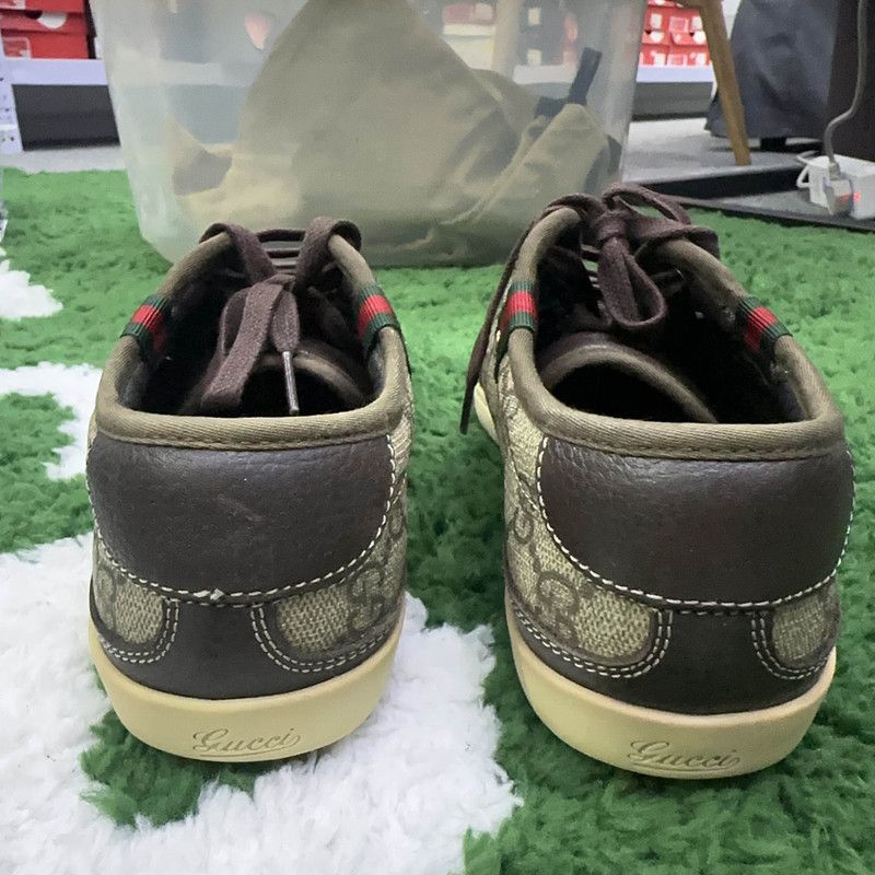 Gucci Gucci Stylish Brown Sneakers for Everyday Wear Size US 6.5 / EU 39-40 - 3 Thumbnail