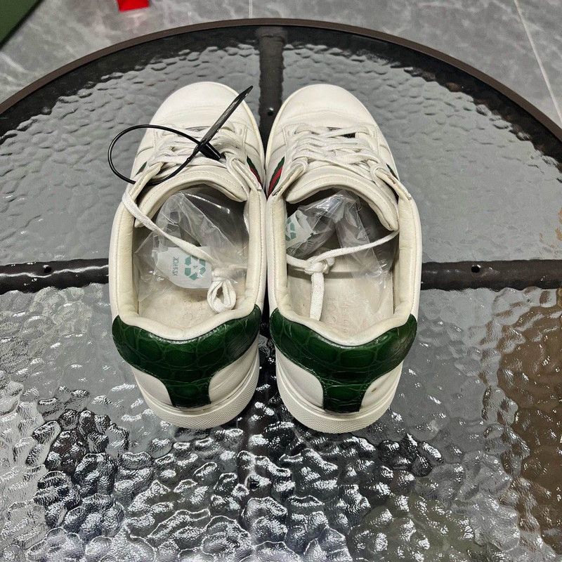 Gucci Gucci Ace Leather Low-Top Sneakers for Men Size US 8 / EU 41 - 3 Thumbnail