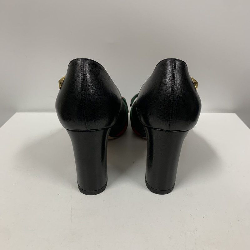 Gucci Gucci Black Mid-Heel Pumps with Bow Size US 7.5 / EU 40-41 - 3 Thumbnail