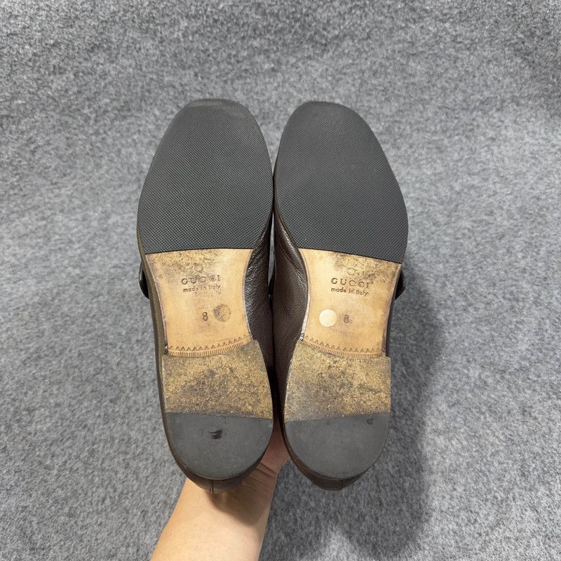 Gucci Gucci Comfortable Casual Brown Leather Shoes Size US 9.5 / EU 42-43 - 4 Thumbnail