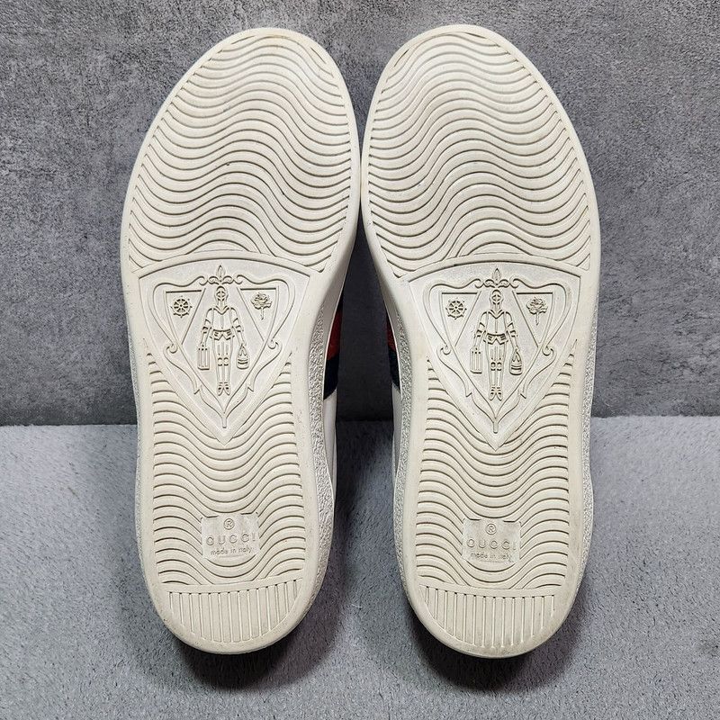 Gucci Gucci Ace Fashion Tiger Graphic Low-Top Sneakers Size US 9.5 / EU 42-43 - 4 Thumbnail