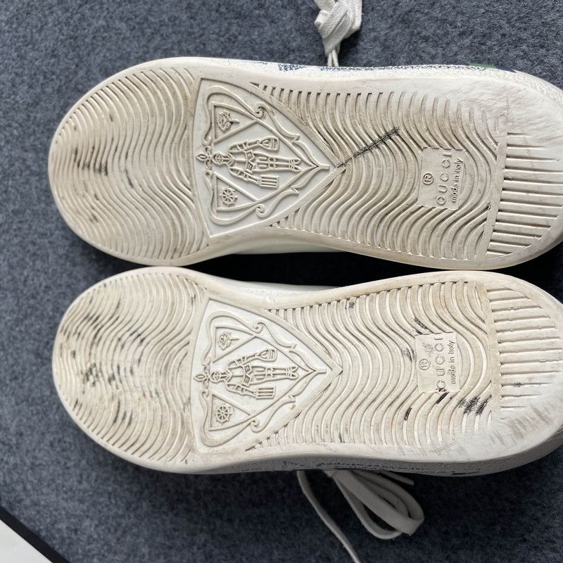 Gucci Gucci ACE Loved Embossed Leather Sneakers Size US 11 / EU 44 - 3 Thumbnail