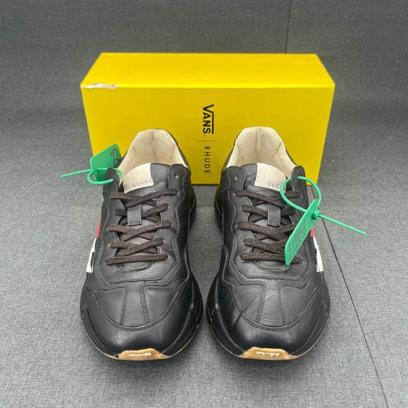 Gucci Gucci Rhyton Leather Low-Top Dad Sneakers Size US 8 / EU 41 - 2 Thumbnail