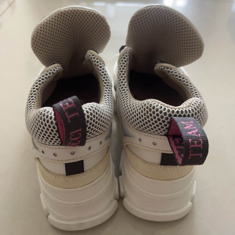 Gucci Gucci Flashtrek Low-Top Dad Sneakers in White Size US 6.5 / EU 39-40 - 3 Thumbnail
