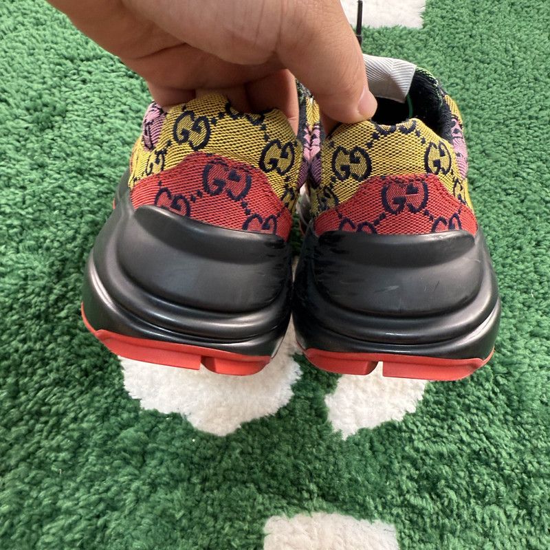 Gucci Gucci Rhyton Colorful Canvas Daddy Sneakers Size US 5.5 / EU 38 - 3 Thumbnail
