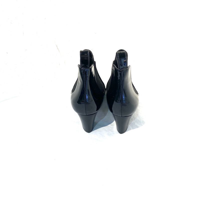 Gucci Gucci Black Patent Leather Short Boots Size US 6.5 / EU 39-40 - 3 Thumbnail