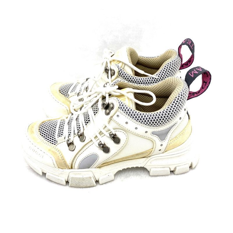 Gucci Gucci White Casual Low-Top Fashion Sneakers Size US 6.5 / EU 39-40 - 2 Thumbnail
