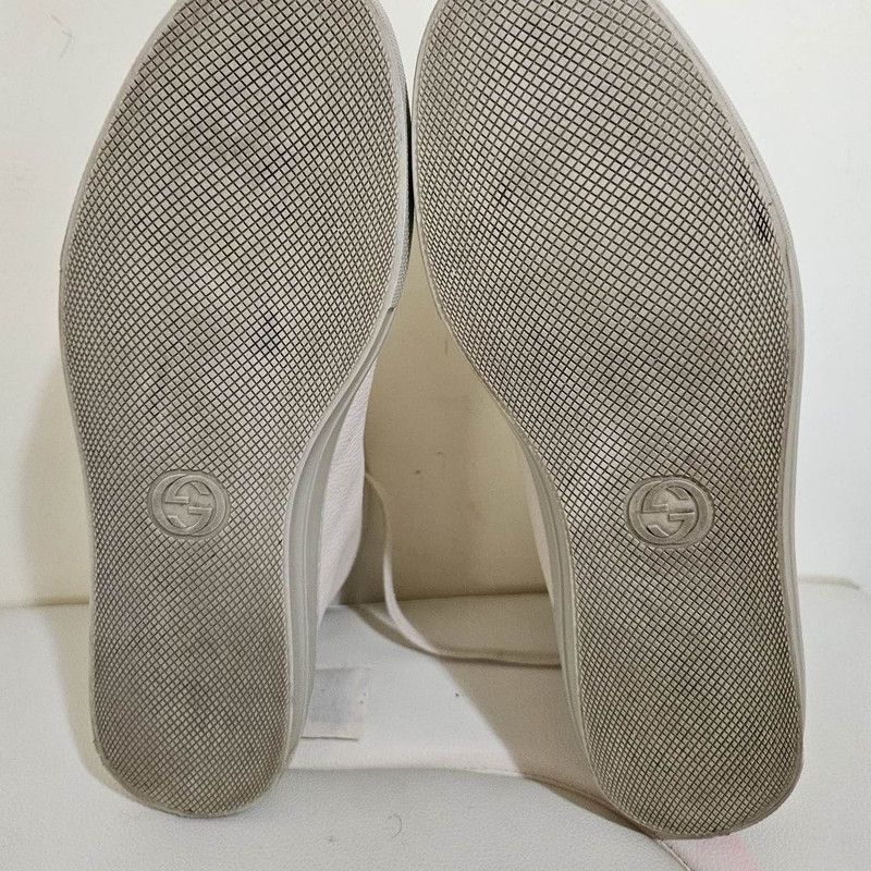 Gucci GUCCI High Top Leather Sneakers for Men Size US 8.5 / EU 41-42 - 4 Thumbnail