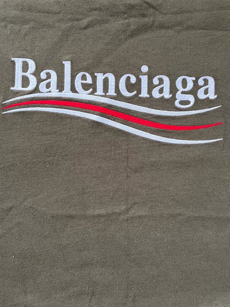 Balenciaga Balenciaga Logo Print Crewneck Short Sleeve T-Shirt - dmc Size M / US 6-8 / IT 42-44 - 4 Thumbnail