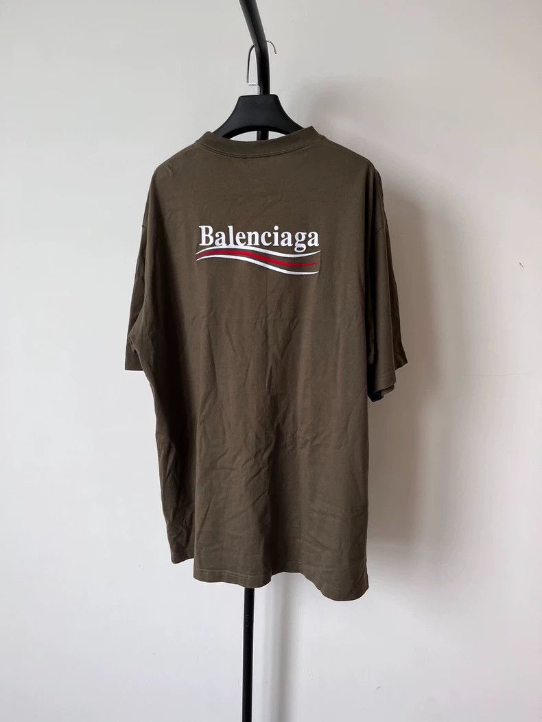 Balenciaga Balenciaga Logo Print Crewneck Short Sleeve T-Shirt - dmc Size M / US 6-8 / IT 42-44 - 2 Thumbnail