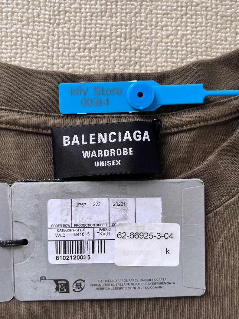 Balenciaga Balenciaga Logo Print Crewneck Short Sleeve T-Shirt - dmc Size M / US 6-8 / IT 42-44 - 5 Thumbnail