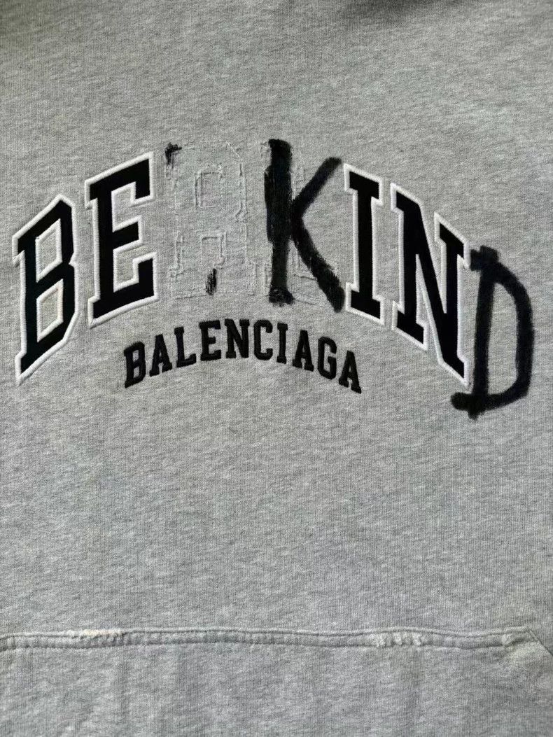 Balenciaga Balenciaga BE KIND Berlin Hoodie - dmc Size M / US 6-8 / IT 42-44 - 3 Thumbnail