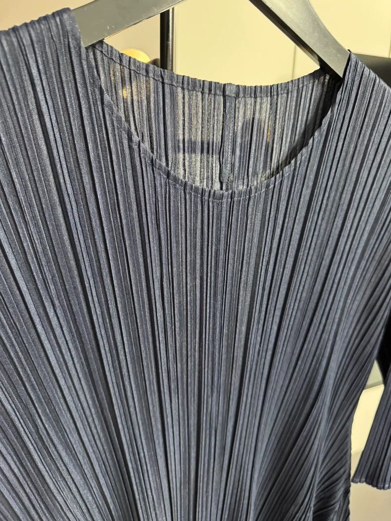 Issey Miyake Issey Miyake Pleated Long Sleeve Dress - dmc Size M / US 6-8 / IT 42-44 - 2 Thumbnail