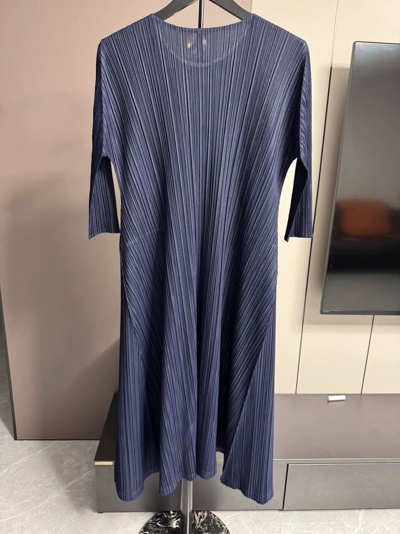 Issey Miyake Issey Miyake Pleated Long Sleeve Dress - dmc Size M / US 6-8 / IT 42-44 - 3 Thumbnail
