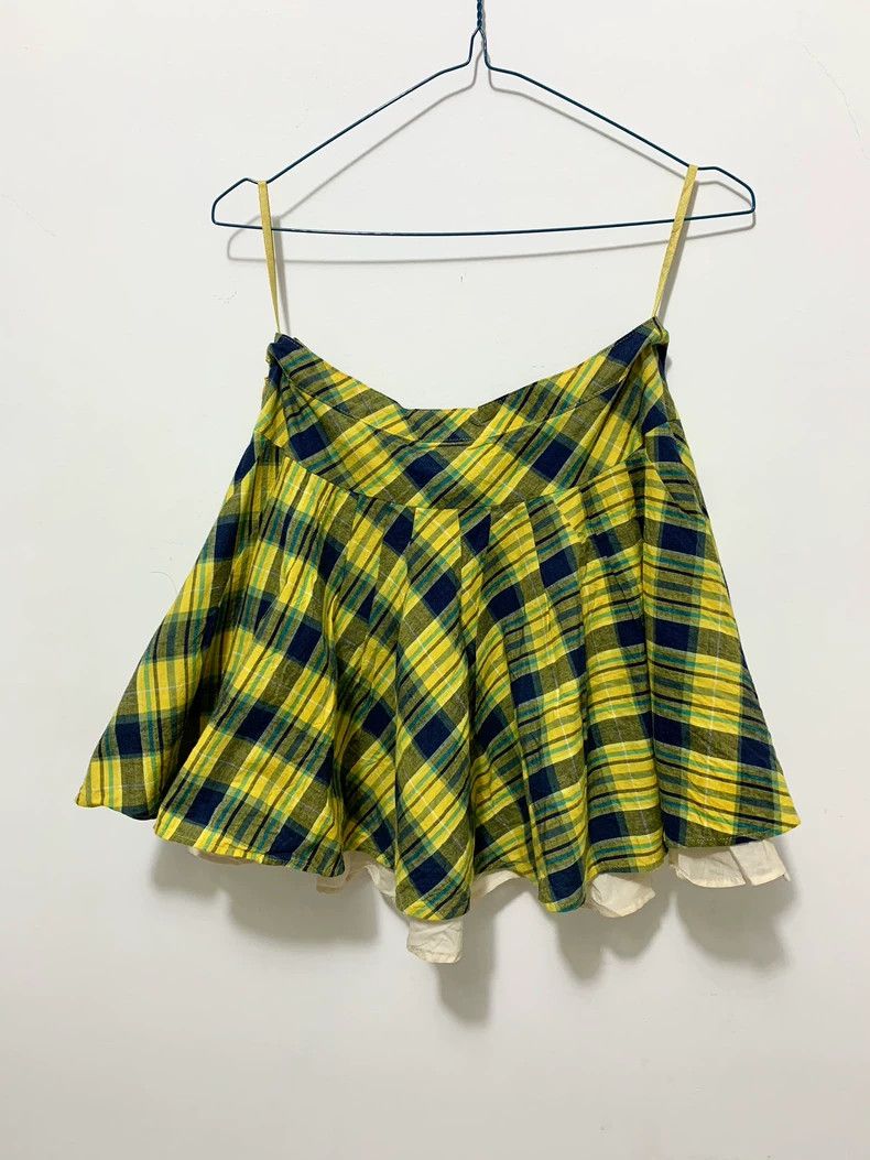 Vivienne Westwood Vivienne Westwood Yellow Plaid Skirt - dmc Size 26" / US 2 / IT 38 - 4 Thumbnail