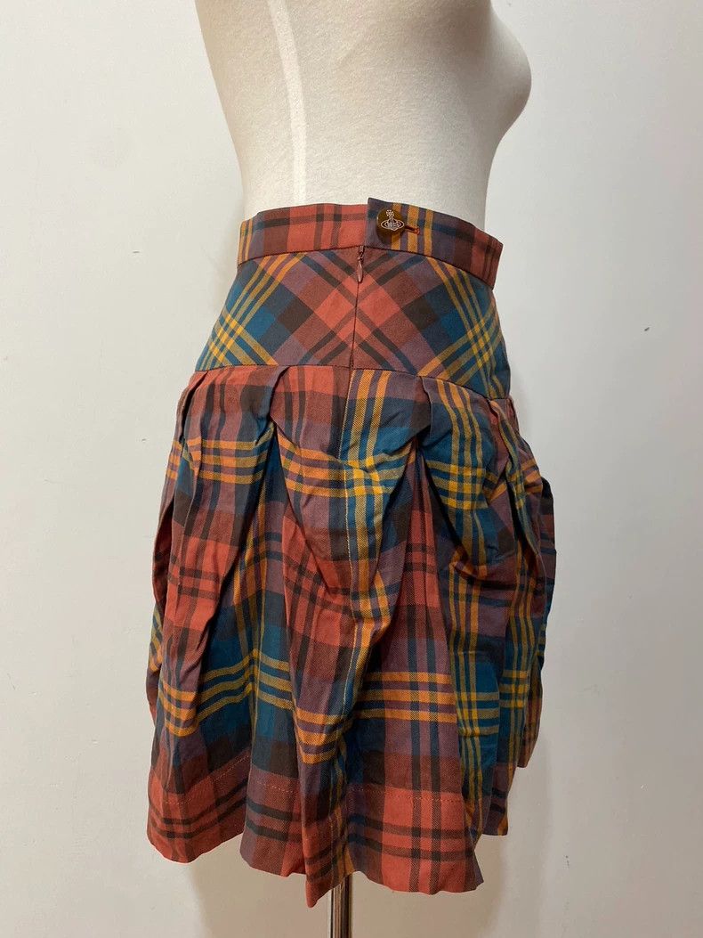 Vivienne Westwood Vivienne Westwood Plaid Irregular Skirt - dmc Size 27" / US 4 / IT 40 - 4 Thumbnail