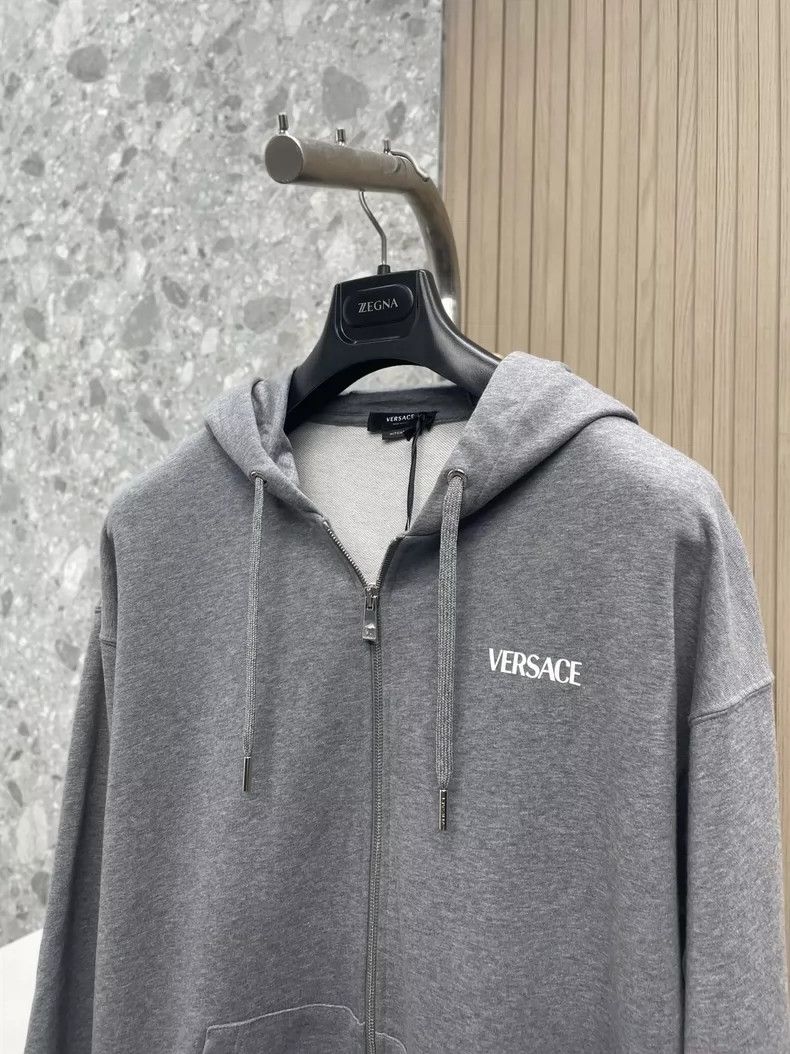 Versace Versace Baroque Zip-Up Hoodie Jacket - dmc Size S / US 4 / IT 40 - 2 Thumbnail