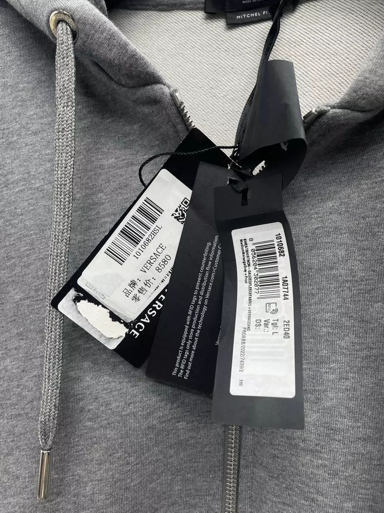 Versace Versace Baroque Zip-Up Hoodie Jacket - dmc Size S / US 4 / IT 40 - 4 Thumbnail