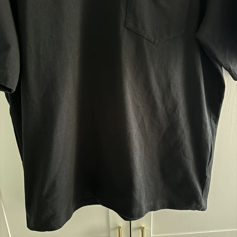 Prada Prada Black Short Sleeve T-shirt with Triangle Logo - dmc Size L / US 10 / IT 46 - 7 Thumbnail