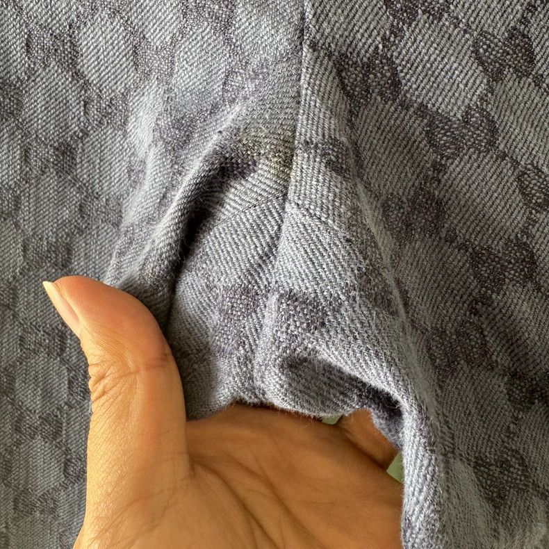 Gucci Gucci Grey Logo Print Wide-Leg Pants - dmc Size 40" / US 18 - 8 Thumbnail