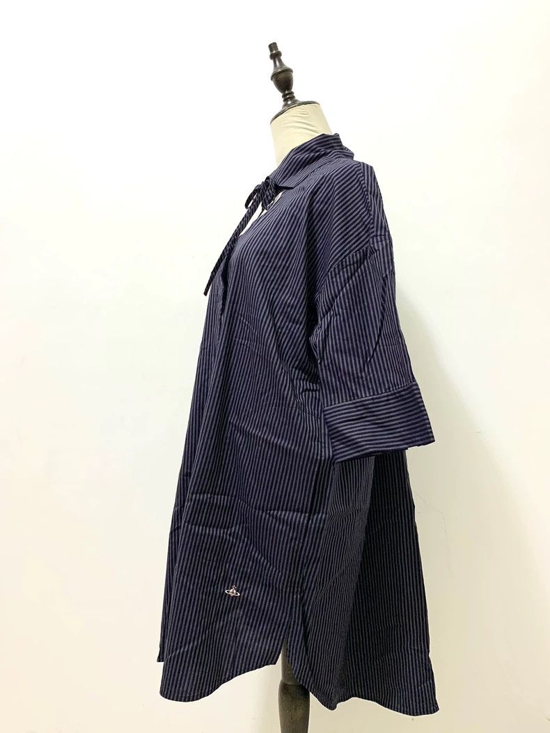 Vivienne Westwood Vivienne Westwood Blue Stripe Shirt Dress - dmc Size M / US 6-8 / IT 42-44 - 2 Thumbnail