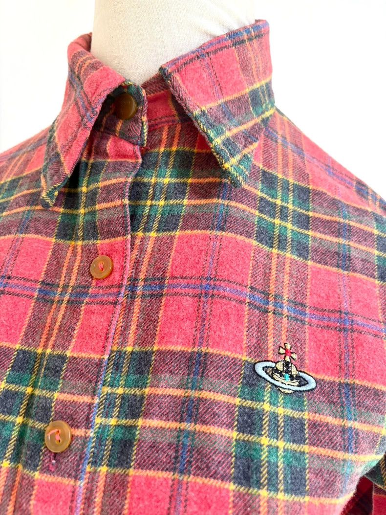 Vivienne Westwood Vivienne Westwood Red Plaid Vintage Shirt - dmc Size M / US 6-8 / IT 42-44 - 3 Thumbnail
