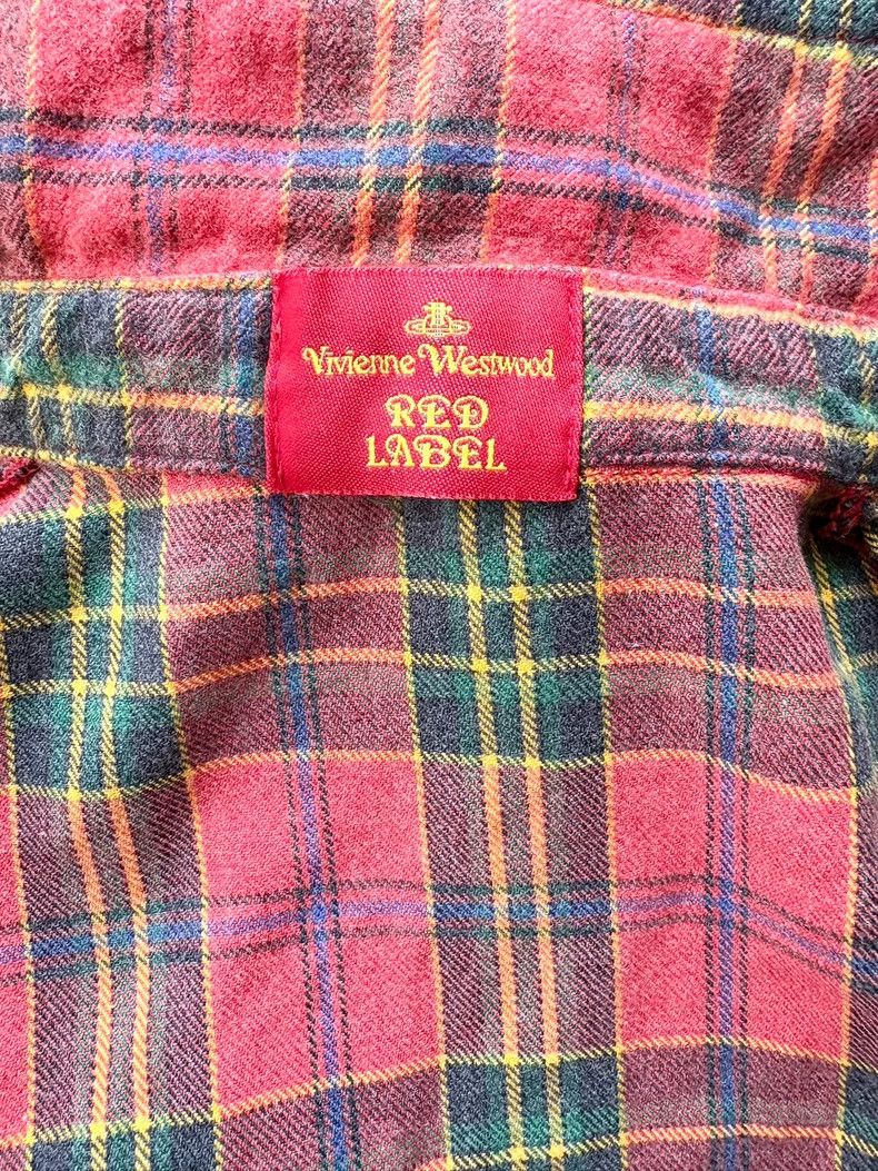 Vivienne Westwood Vivienne Westwood Red Plaid Vintage Shirt - dmc Size M / US 6-8 / IT 42-44 - 7 Thumbnail