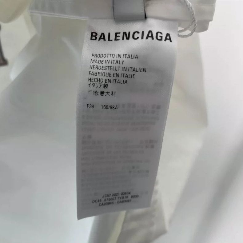 Balenciaga Balenciaga Scissors Wheat Embroidery Shirt - dmc Size M / US 6-8 / IT 42-44 - 5 Thumbnail