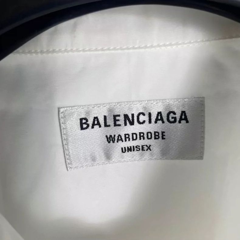 Balenciaga Balenciaga Scissors Wheat Embroidery Shirt - dmc Size M / US 6-8 / IT 42-44 - 4 Thumbnail