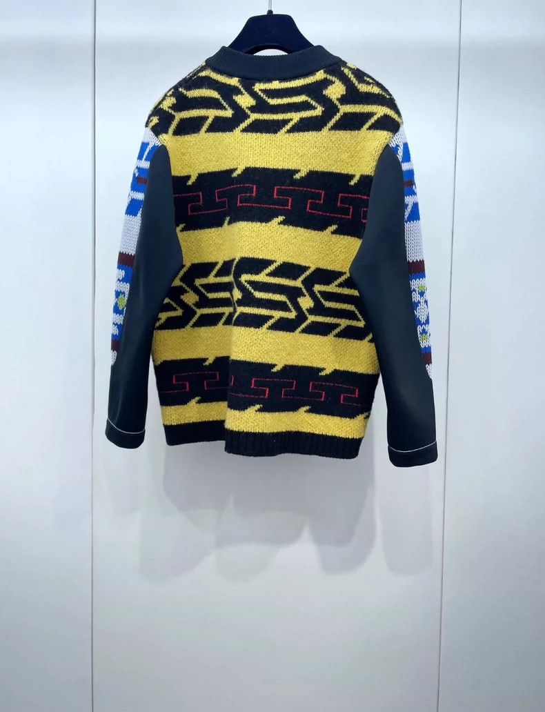 Louis Vuitton LV Colorblock Pattern Wool Sweater - dmc Size M / US 6-8 / IT 42-44 - 2 Thumbnail