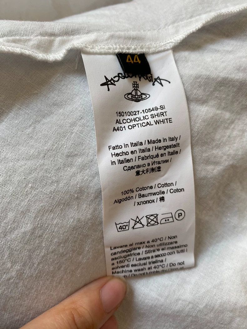 Vivienne Westwood Vivienne Westwood Vintage White Shirt - dmc Size L / US 10 / IT 46 - 9 Thumbnail