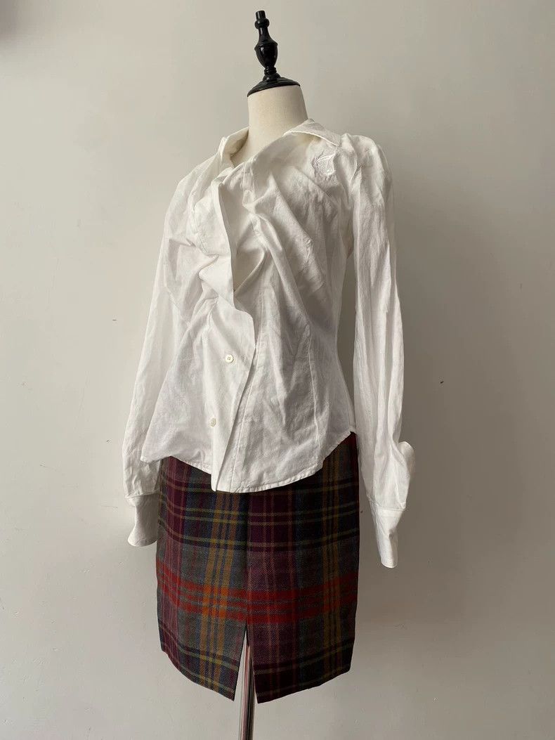 Vivienne Westwood Vivienne Westwood Vintage White Shirt - dmc Size L / US 10 / IT 46 - 2 Thumbnail
