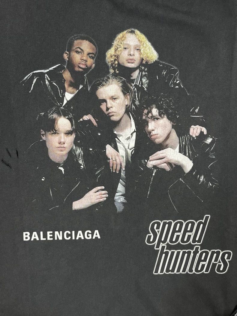 Balenciaga Balenciaga Logo Speed Hunter Print Short Sleeve T-shirt - dmc Size S / US 4 / IT 40 - 3 Thumbnail