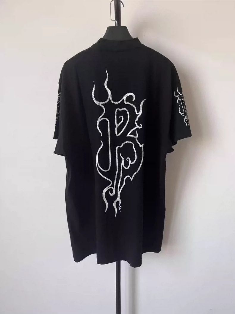 Balenciaga Balenciaga Letter Print Crew Neck T-Shirt - dmc Size S / US 4 / IT 40 - 2 Thumbnail