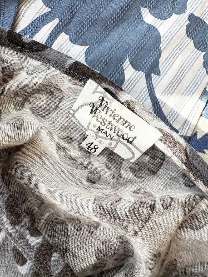 Vivienne Westwood Vivienne Westwood Gray Leopard Short Sleeve T-shirt - dmc Size L / US 10 / IT 46 - 8 Thumbnail