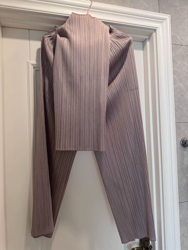 Issey Miyake Issey Miyake Pleated Wide-Leg Trousers - dmc Size 26" / US 2 / IT 38 - 3 Thumbnail