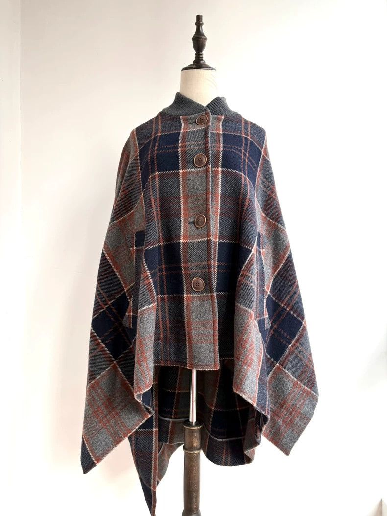 Vivienne Westwood Vivienne Westwood Vintage Plaid Cape Coat - dmc Size ONE SIZE - 2 Thumbnail