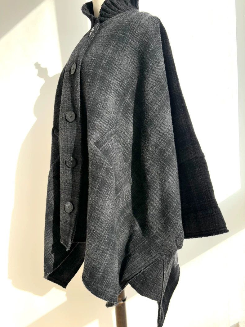 Vivienne Westwood Vivienne Westwood Asymmetric Gray Cape Coat - dmc Size M / US 6-8 / IT 42-44 - 4 Thumbnail