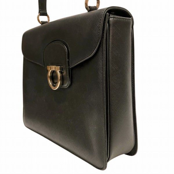 Salvatore Ferragamo Salvatore Ferragamo Salvatore Ferragamo Gancini Leather Handbag Leather Handbag BW-21-C361 Size ONE SIZE - 4 Thumbnail