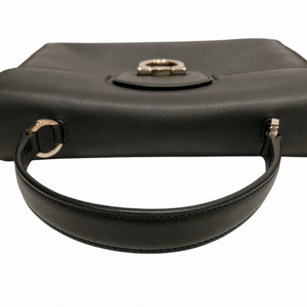 Salvatore Ferragamo Salvatore Ferragamo Salvatore Ferragamo Gancini Leather Handbag Leather Handbag BW-21-C361 Size ONE SIZE - 9 Thumbnail