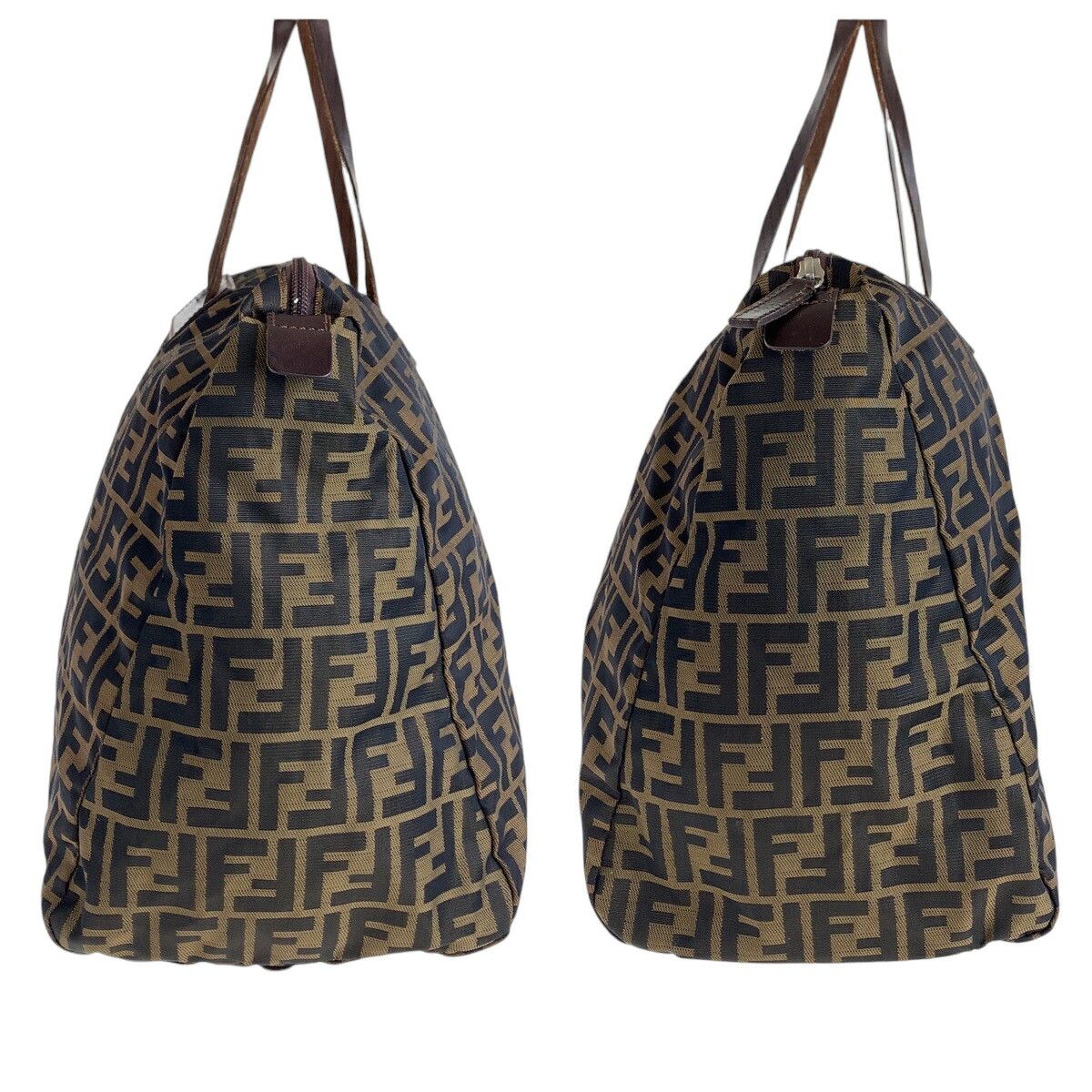 Fendi Fendi Fendi Zucca Canvas Boston Bag Canvas Travel Bag 15418 0 009 Size ONE SIZE - 8 Thumbnail