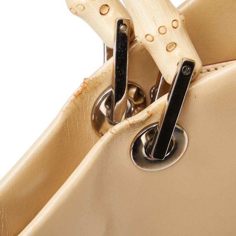 Gucci Gucci Gucci Bamboo Leather 2way Bag Leather Shoulder Bag 002 1016 200047 Size ONE SIZE - 4 Thumbnail