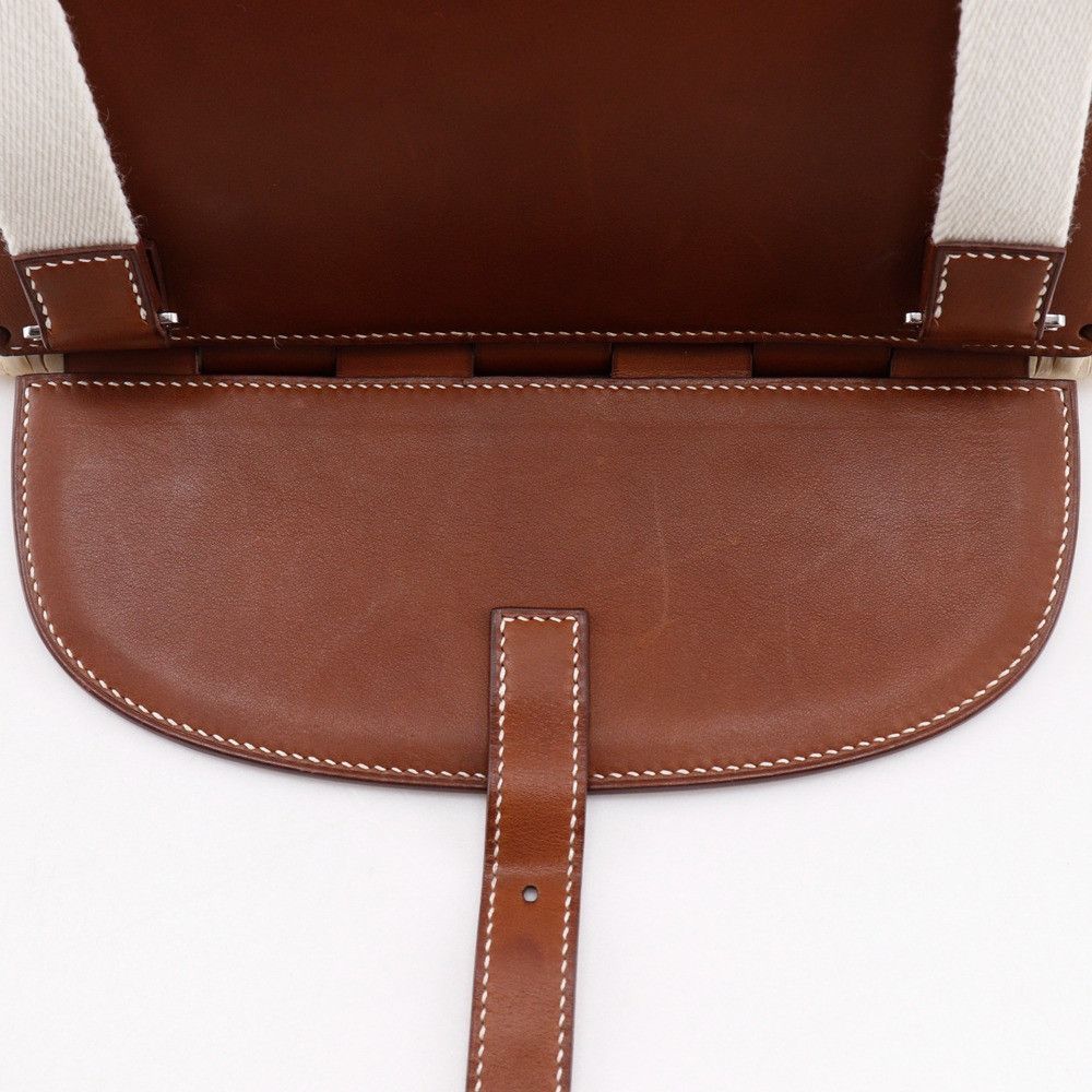 Hermes Hermes Hermes Fishing Basket Leather×Willow 2way Shoulder Bag Leather Shoulder Bag Size ONE SIZE - 9 Thumbnail