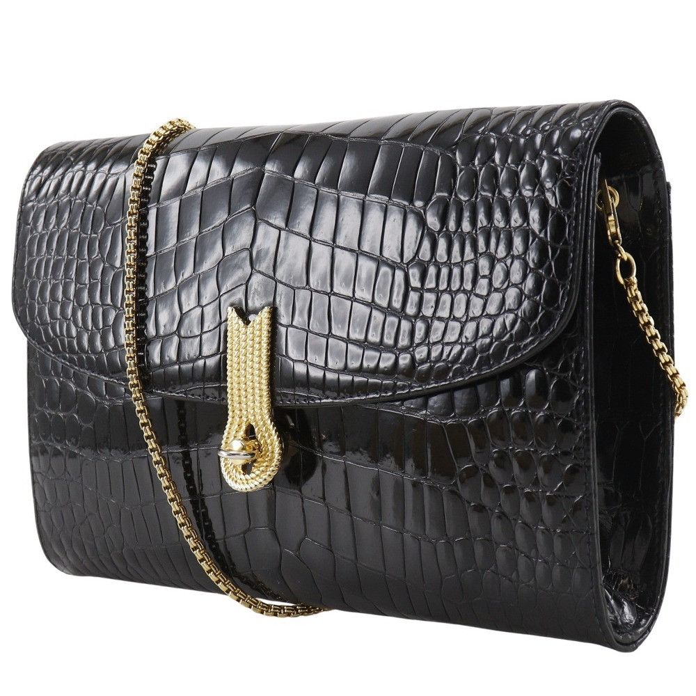 Other Other MORABITO Chain Shoulder 2way Embossed Leather Shoulder Bag Leather Shoulder Bag DUTY FREE for USA Size ONE SIZE - 2 Thumbnail