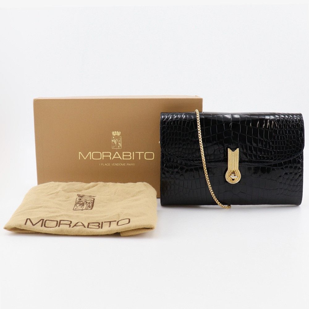 Other Other MORABITO Chain Shoulder 2way Embossed Leather Shoulder Bag Leather Shoulder Bag DUTY FREE for USA Size ONE SIZE - 19 Thumbnail