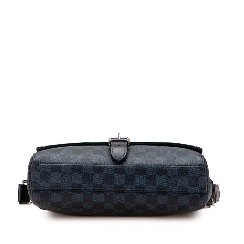 Louis Vuitton Louis Vuitton Louis Vuitton Newport Messenger PM Damier Cobalt Shoulder Bag Canvas Shoulder Bag N41587 Size ONE SIZE - 3 Thumbnail