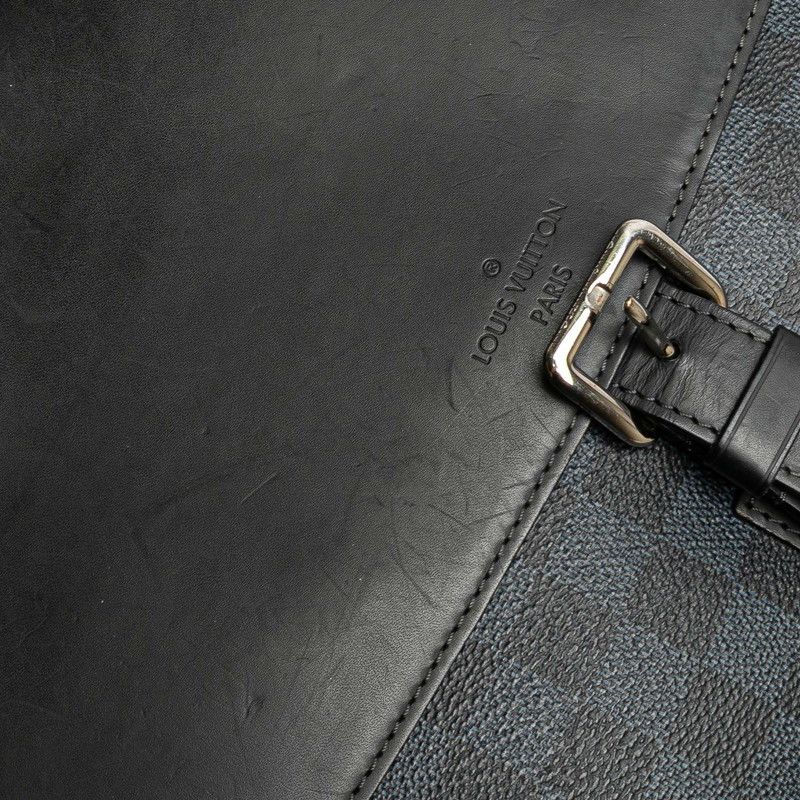 Louis Vuitton Louis Vuitton Louis Vuitton Newport Messenger PM Damier Cobalt Shoulder Bag Canvas Shoulder Bag N41587 Size ONE SIZE - 4 Thumbnail