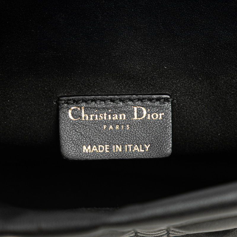 Dior Dior Dior Lady Dior Mini Cannage Lambskin 2way Bag Leather Handbag Size ONE SIZE - 7 Thumbnail